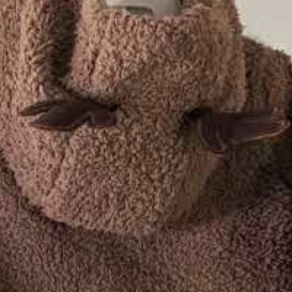 NWT Carter's Baby Boys Sherpa 1-Piece Bunting Brown Reindeer Coverall Pr… - Picture 3 of 7